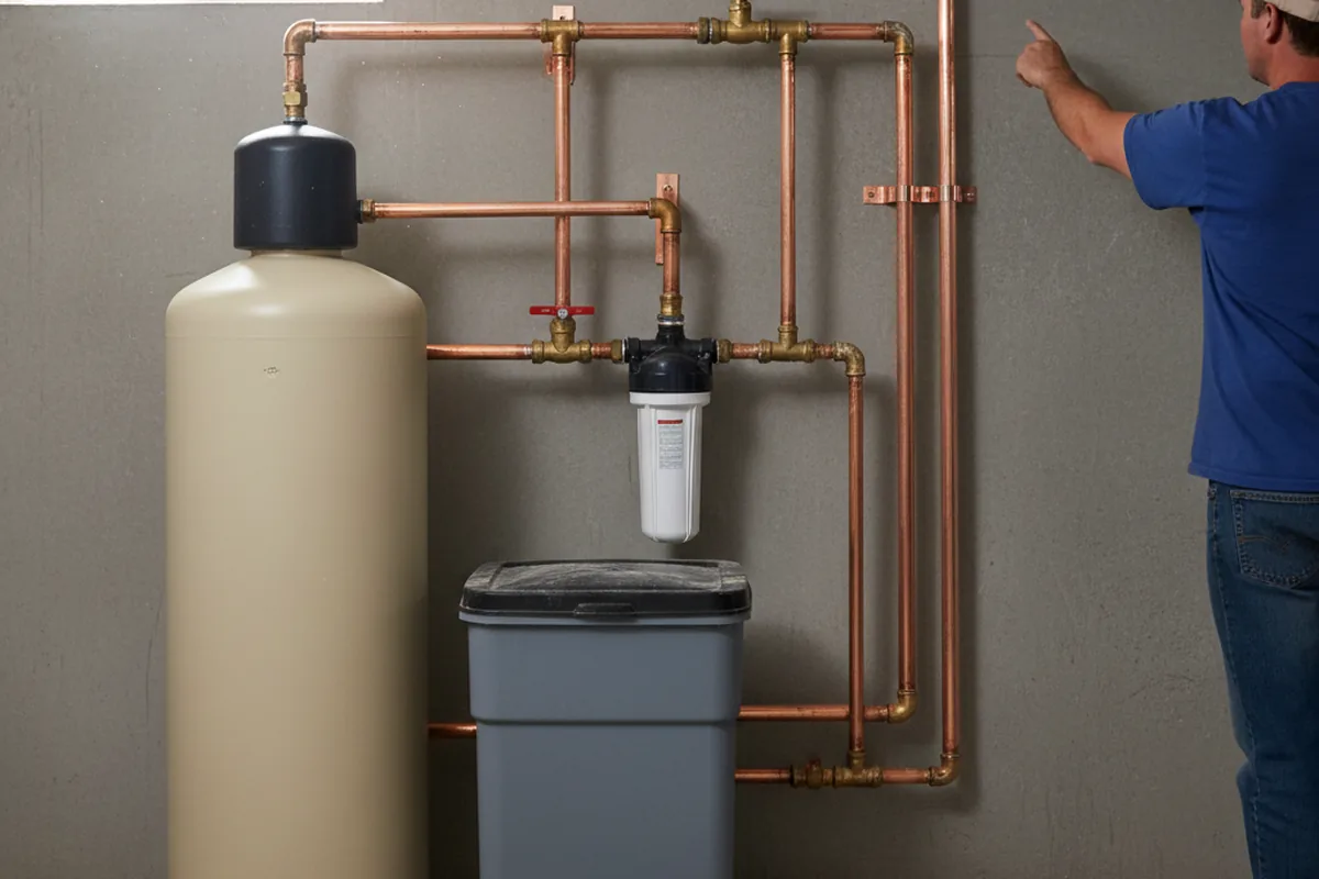 Whole-house water treatment system installed in Comptche